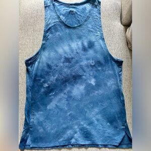 Men’s Lululemon Blue Tie Dye Tank Top